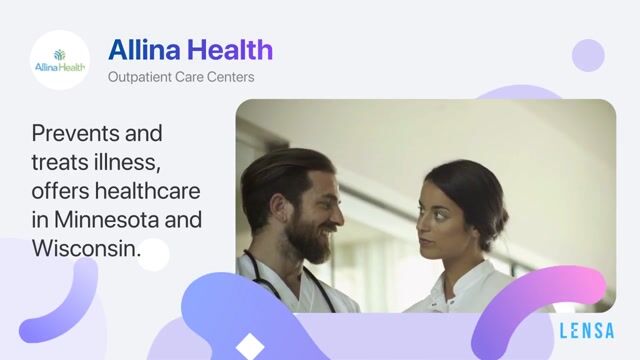 Allina Health company video thumbnail