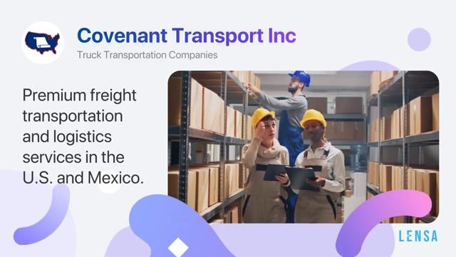 Covenant Transport Inc company video thumbnail