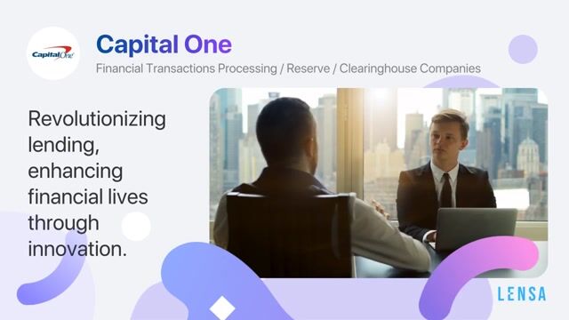 Capital One company video thumbnail
