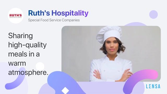 Ruth's Hospitality company video thumbnail